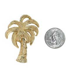tropical jewelry palm tree brooch