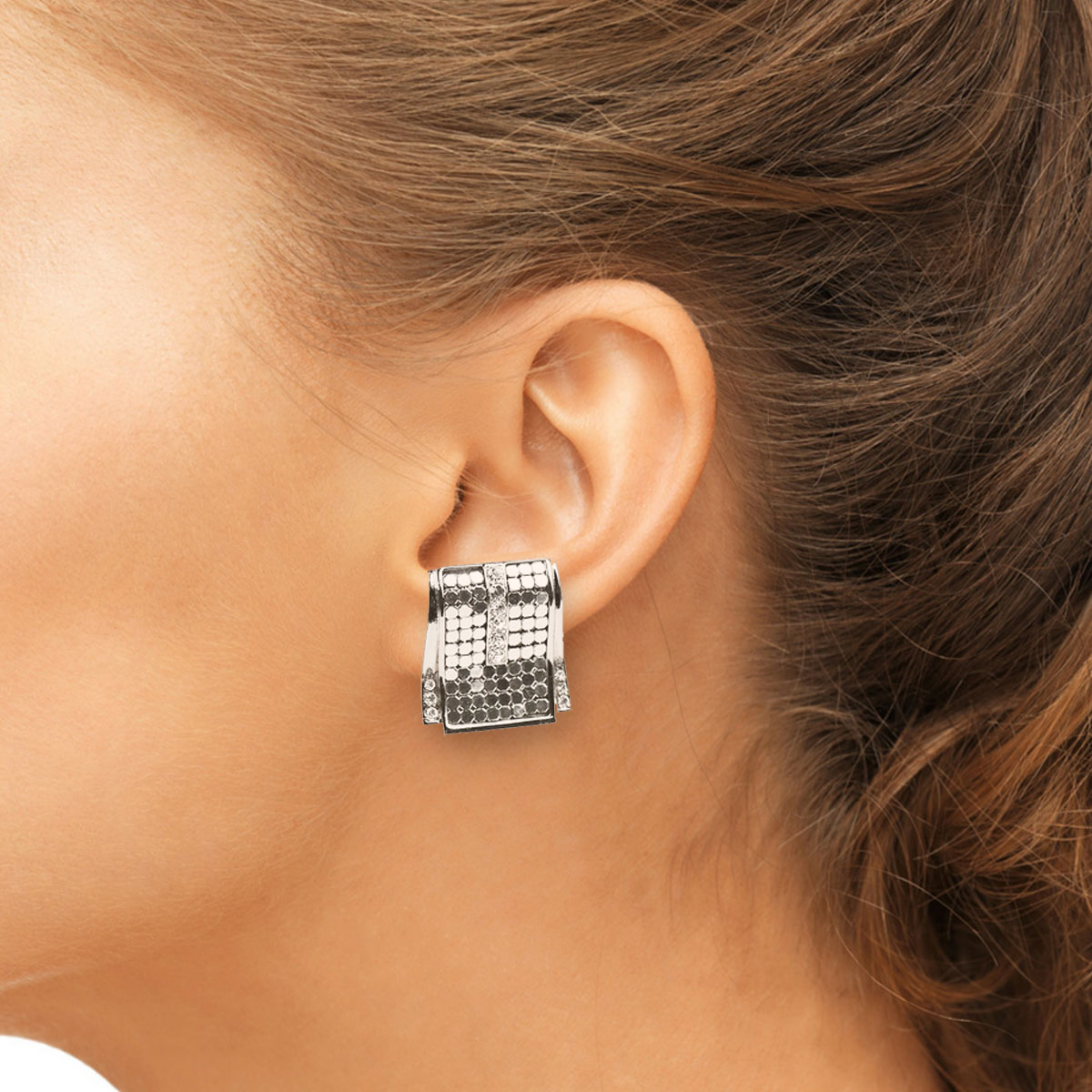 Whiting and Davis earrings