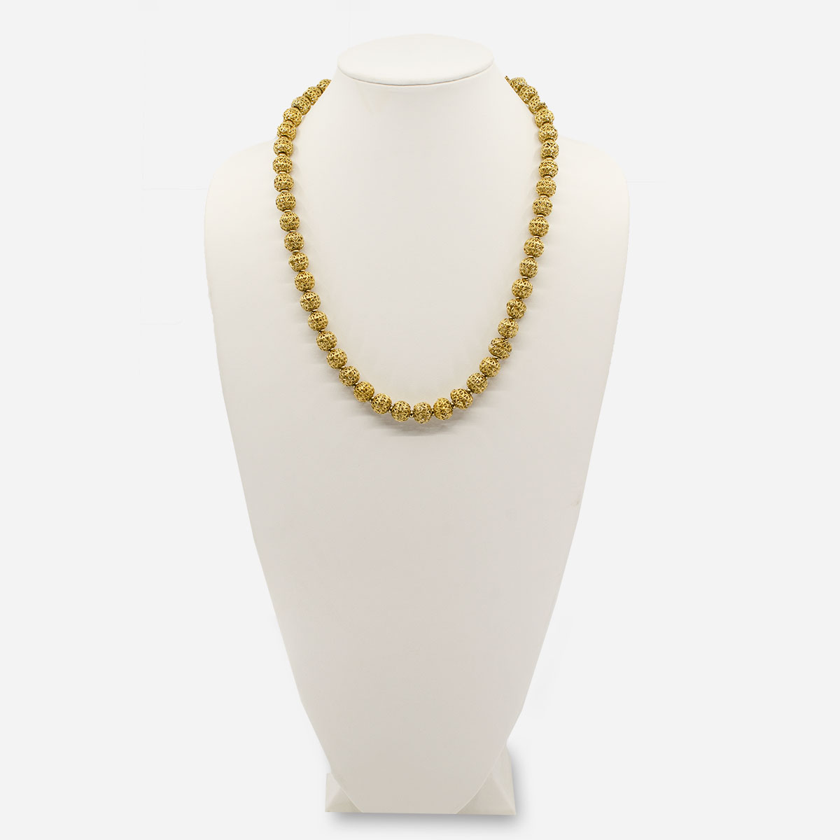 monet gold filigree necklace